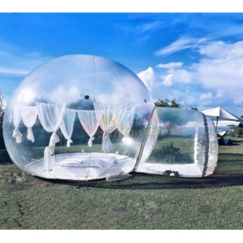 Новый дизайн, надувная палатка для пузырей, палатка для кемпинга, прозрачная