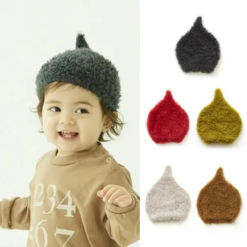 Милые бархатные шапочки для маленьких мальчиков и девочек