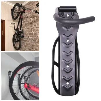 Держатель для велосипеда, стальная настенная вешалка, противоскользящий крючок для гаража, крыльца, балкона, комплект для вертикальной парковки, держатель для велосипеда