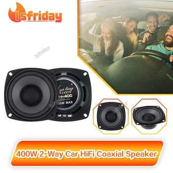 400 Вт 2-полосный автомобильный коаксиальный динамик Hi-Fi, Универсальный Автомобильный Дверной аудио-Музыкальный Стерео с полным диапазоном частот