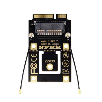 M.2 NGFF к Mini PCI-E (PCIe + USB) Адаптер для M.2 Wifi Bluetooth Беспроводная карта Wlan для AX200 9260 8265 8260 для ноутбука
