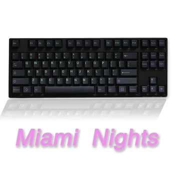 GMK Miami Keycaps Английский Вишневый Профиль PBT Сублимационный Краситель Механическая Клавиатура Keycap Для MX Switch 61/64/68/75/84/87/96/980