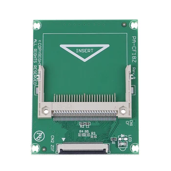 1,8-дюймовая 50-контактная карта памяти Compact Flash CF к адаптеру ZIF/CE SSD для жесткого диска 7 x 5,5 x 0,6 см