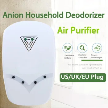 Генератор озона220 В анионный бытовой очиститель спальни в дополнение к запаху формальдегида, подержанный смог, воздухоочиститель с отрицательными ионами