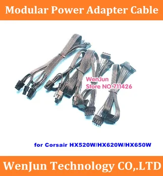 5pin SATA/5pin IDE/6pin двойной 6 + 2pin/6pin 6 + 2pin модульный кабель питания для Corsair HX520W/HX620W/HX650W