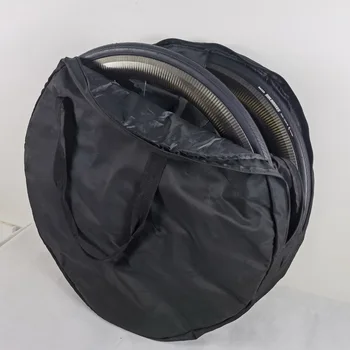 Сумка для колесных пар шоссейных велосипедов 700C, двойная сумка для колесных пар, мягкая велосипедная сумка с внутренним карманом для шампуров для защиты ступицы