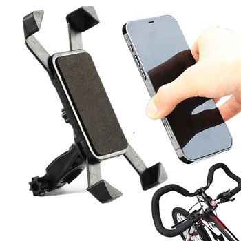Регулируемый На 360 ° Поворотный Держатель для велосипедного телефона, держатель для мобильного телефона Мотоцикла, Кронштейн для смартфона с диагональю 6,5 Дюймов, аксессуары для Велосипеда