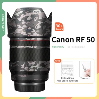 Для Canon RF 50mm Skin RF 50mm F1.2 кожа объектива камеры, защитная наклейка от царапин, зеленая пленка, камуфляжные цвета