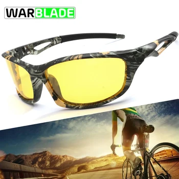 2018 Новые Поляризованные спортивные Велосипедные Солнцезащитные очки, Мужские Уличные велосипедные очки, Брендовые дизайнерские Велосипедные очки, очки WarBLade