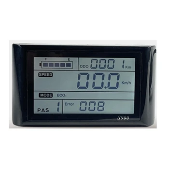 ЖК-дисплей S900 LCD Метр, мультиинформационный дисплей Аксессуары для преобразования лития в Велосипед 36V48V Водонепроницаемый штекер