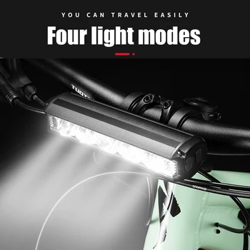 8000mAh 5 LED 5 * P90 Велосипедный фонарь Передний Водонепроницаемый светодиодный фонарик Велосипедный фонарь Перезаряжаемая фара 5200LM Аксессуары для Велосипедов