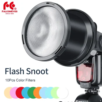 Вспышка Falcon Eyes Speedlite 10 шт. Цветные фильтры, сфокусированные на снимке для Canon Nikon Sony Godox Speedlite