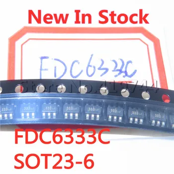 10 шт./лот Качество 100% FDC6333C FDC6333 333 SOT23-6 мощность чип В наличии Новый Оригинальный