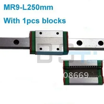 линейная направляющая MR9-L250mm + 1 шт. блоки каретки # MGN9C ТИП