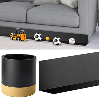 Блокиратор из ПВХ под диван, Самоклеящийся бампер под диван, блокиратор для игрушек, предотвращающий скольжение предметов под мебелью
