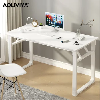 AOLIVIYA Складной Компьютерный стол, Рабочий Стол для дома, Простой Стол для Спальни, Письменный стол, Простой Студенческий Письменный стол, Маленькая квартира, Маникюрный столик