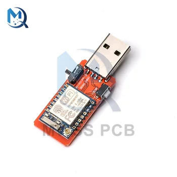 CH340G USB к ESP8266 ESP07 ESP-07 WiFi Беспроводной Модуль Конвертер Плата Разработки Программатор UART Адаптер 2,4 ГГц IPEX Антенна