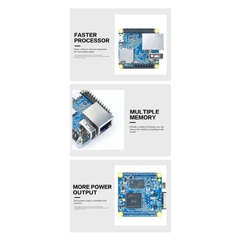 Для платы разработки NanoPi NEO V1.4 + Радиатор +-USB-кабель Allwinger H3 Core 512 МБ Оперативной памяти Openwrt/Модуль