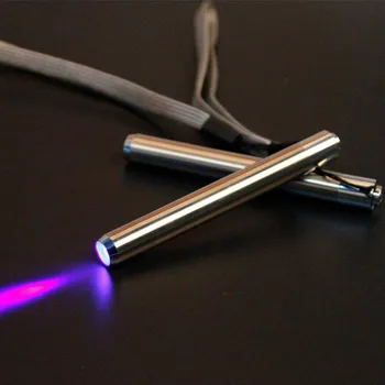 Портативный ультрафиолетовый фонарик, Мини карманная лампа, светодиодный ультрафиолетовый фонарик, ультрафиолетовый свет для проверки маркеров, защита от подделок