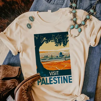 Palestine Tee женские летние футболки женская дизайнерская уличная одежда