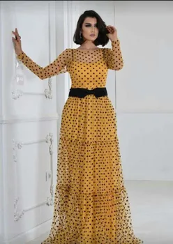 2023 Весенний Модный Халат, Сетчатые платья в Африканский горошек для женщин, Большие размеры, Вечерние платья, Женская одежда в стиле Анкара Дашики