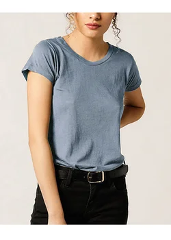MRMT 2023, Фирменная новинка, Женская модальная футболка с V-образным вырезом и короткими рукавами, облегающий укороченный топ