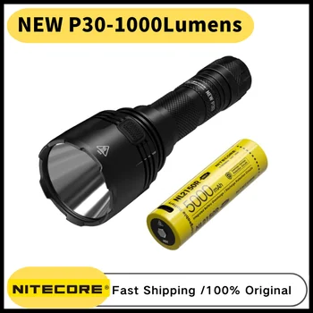 NITECORE НОВЫЙ светодиодный Фонарик P30 1000LM CREE XP-L HI V3 LED С перезаряжаемой Батареей NL2150R Ultra Led Light Для Поиска