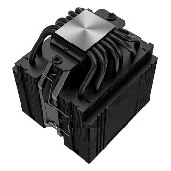 1 ШТ. Процессорный кулер с двойным вентилятором SE-207-XT SLIM BLACK 7 Тепловых трубок Itx Cooling Black Для AMD 1700 Am4 2011