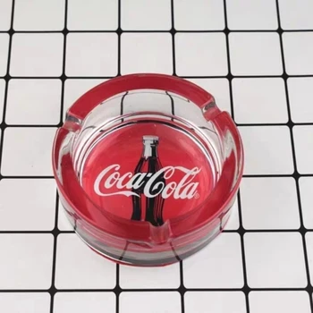Пепельница Coca-Cola fashion personality, простой стеклянный материал, креативные украшения для дома, мужская пепельница, необходимые принадлежности