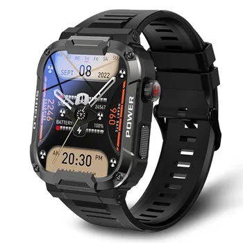 Новые Смарт-часы с 1,85 “экраном HD Мужские IP68 водонепроницаемые, Защита от падения, Защита от давления, Спортивный Фитнес-трекер, Bluetooth-вызов Smartwatch