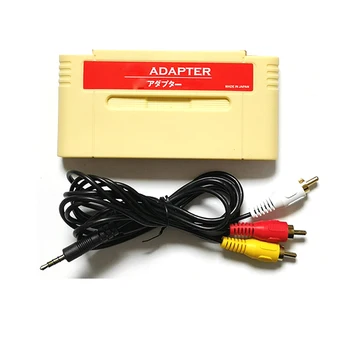 Адаптер-конвертер для игровых карт F C в адаптер для игровых карт S N E S/S F C с AV-кабелями