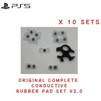 10 Комплектов Оригинальных Полных токопроводящих резиновых прокладок V2.0 Замена Оригинального контроллера Sony PlayStation PS5 DualShock 5