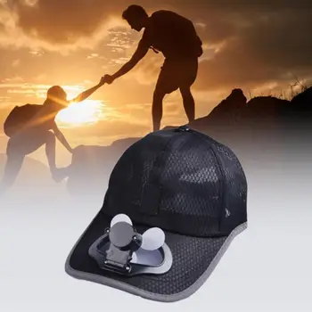 Прямая поставка!! Бейсболка USB Перезаряжаемая Солнцезащитная хлопковая летняя сетчатая солнцезащитная кепка для улицы