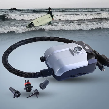 Электрический Надувной насос мощностью 20 Фунтов на квадратный дюйм 110 Вт с 4 Насадками, Воздушный поток 70л/мин, Надувной для Подводных Лодок Sup Kayak