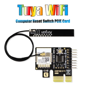 Переключатель сброса питания компьютера Tuya PCIE Card + Антенна Smart Wifi Для настольного ПК Приложение Дистанционного Управления Для Google Home
