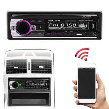 Автомобильный радиоприемник 1 DIN, FM-авторадио, TF U-диск, MP3-плеер, громкая связь, Авто Стерео мультимедиа аудио в головном устройстве