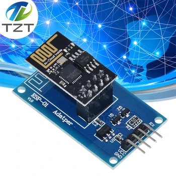 TZT ESP8266 ESP-01 Модуль Последовательного Беспроводного адаптера WiFi 3.3 V 5V Esp01 Breakout PCB Адаптеры, Совместимые Для arduino