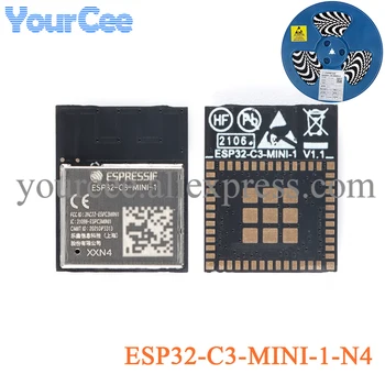 Модуль беспроводной связи ESP32-C3-MINI-1-N4 ESP32 ESP32-C3 MINI 1N4 2,4 ГГц BLE5.0 WiFi