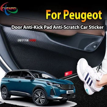 Для Peugeot 3008 2013-2021 5008 4008 2017-2021 Двери Автомобиля Противоударная Накладка Защитные Наклейки Аксессуары Для интерьера Автомобиля
