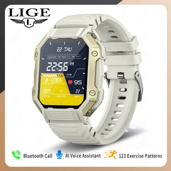 LIGE 2023 Android iOS Смарт-Часы Bluetooth Call Фитнес-Часы Мужские Женские Уличные Умные Часы Спортивные Наручные Часы Смарт-Браслет