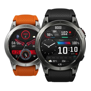 1,43-дюймовые Умные часы с AMOLED-дисплеем Zeblaze Stratos 3 GPS для фитнеса IP68, Bluetooth-совместимый Монитор сердечного ритма для звонков