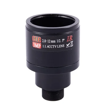 HD-объектив для видеонаблюдения 3.0MP M12 2.8-12mm с переменным фокусным расстоянием cctv IR HD-объектив, F1.4, ручной зум-фокус