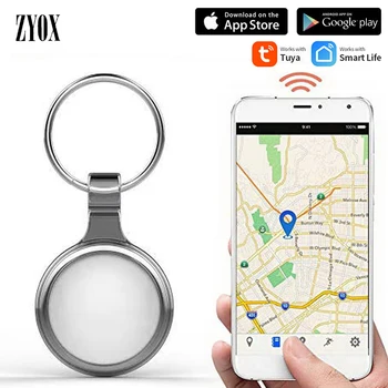 Приложение Tuya Smart Life, Совместимое с Bluetooth, Мини-Брелок для поиска ключей, смарт-бирка, GPS-Трекер, Сумка для Поиска домашних животных, Локатор ключей, Кошелек, Анти-Потерянное Устройство