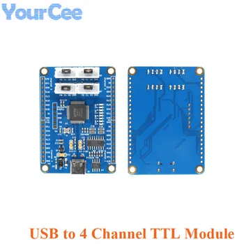 FT4232HL USB-4-Канальный последовательный порт TTL Преобразователь Платы Модуля USB-Многоканальный последовательный порт 5 В 3,3 В