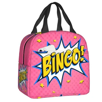 Горячая игра Бинго Ланч Бокс Женская Водонепроницаемая сумка для ланча с термоизоляцией для школьников, Сменные сумки для пикника