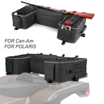 Сумка для хранения заднего багажника квадроцикла, многофункциональная седельная сумка, водонепроницаемая, совместима с Polaris Sportsman 450 для Can-Am Outlander 400
