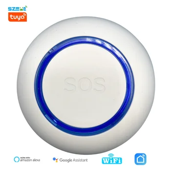 WiFi Кнопка SOS Беспроводная Кнопка Аварийной сигнализации SOS Домашний Датчик Охранной Сигнализации 2.4G SOS Senspr Тревожная Кнопка Sos