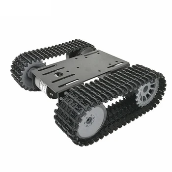 2X Умное Шасси Автоцистерны, Гусеничная Роботизированная платформа с двойным двигателем постоянного тока 12 В Для DIY Для Arduino T101-P/TP101