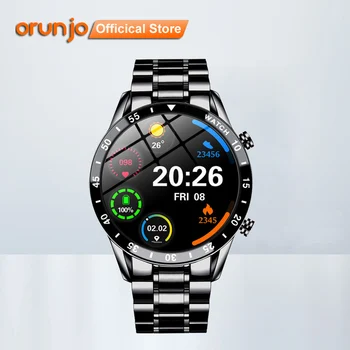 Мужские смарт-часы Orunjo I9, спортивные смарт-часы для фитнеса с полным сенсорным экраном, IP68, водонепроницаемое Bluetooth-соединение для Android ios