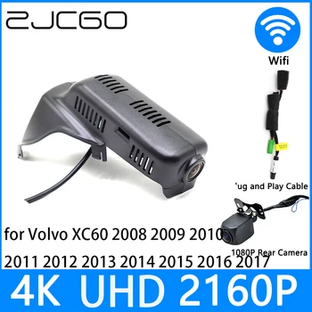 ZJCGO Dash Cam 4K UHD 2160P Автомобильный Видеомагнитофон DVR Ночного Видения для Volvo XC60 2008 2009 2010 2011 2012 2013 2014 2015 2016 2017